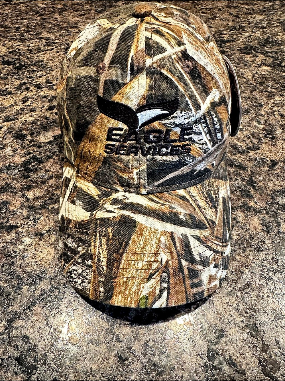 Eagle Services Camouflage Trucker Hat NWT